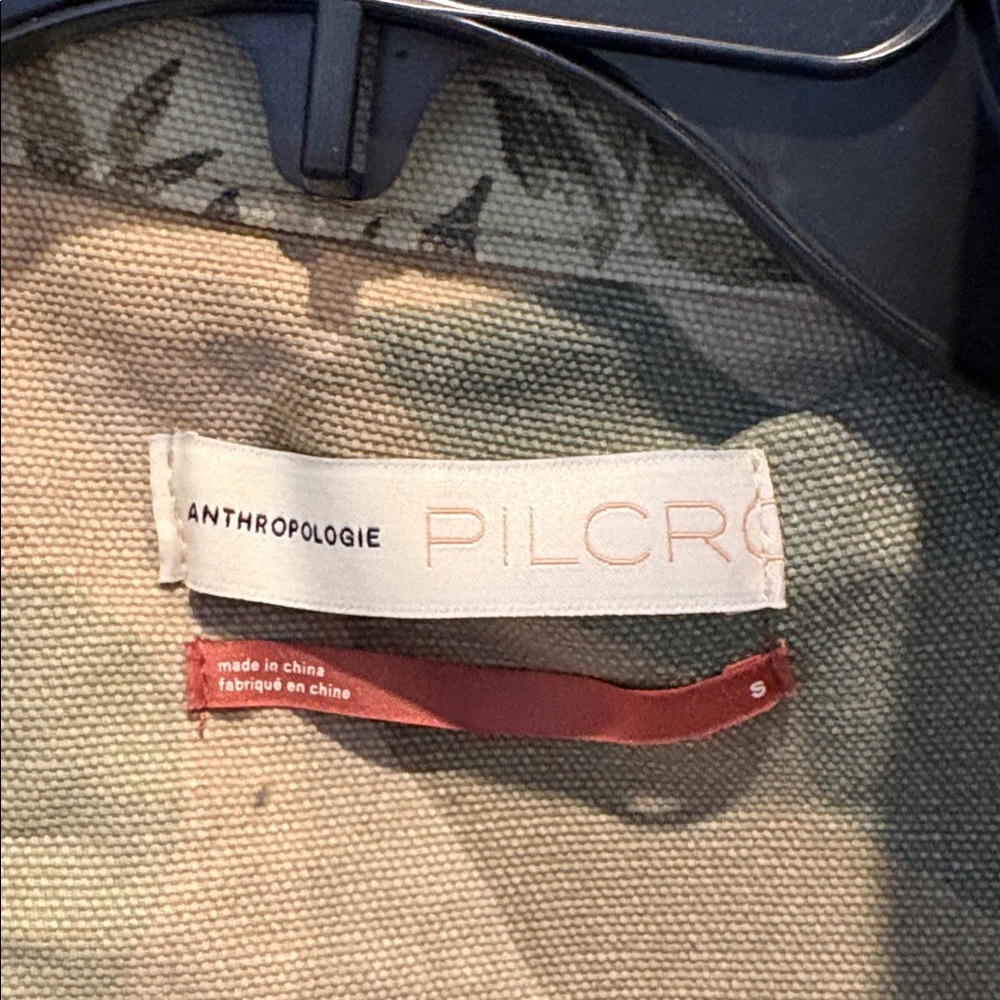 Anthropologie Camouflage Trench Coat - Picture 5 of 6